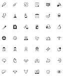 Set of the healthcare related icons