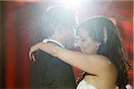 Bride and Groom having First Dance at Wedding Reception, Hamilton, Ontario, Canada