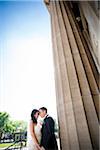 Portrait of Bride and Groom by Pillar Outdoors, Hamilton, Ontario, Canada