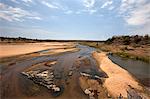 River flowing through landscape, Olifants River, Kruger National Park, South Africa