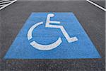 Disabled Parking Space, Grand Teton National Park, Wyoming, USA
