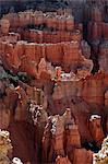 Usa, View Of Hoodoos From Inspiration Point At In Bryce Canyon National Park; Utah