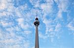 Germany, Fernsehturm TV tower; Berlin