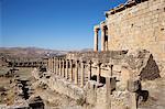 Roman ruins, view of Severan Temple; Djemila, Algeria