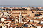 View of Venice from the top of St Mark's Campanile; Venice, Italy