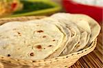 Indian chapati flatbread