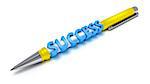 An image of a every day ball pen with the message success