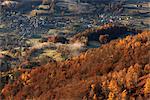 France, Midi Pyrenees, Ariege, Couserans, village of Massat, autumn