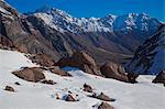 Mountain range, Santiago, Chile