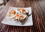 Baked oysters