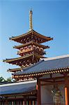 West Pagoda at Yakushiji Temple, UNESCO World Heritage Site, Nara, Kansai, Japan, Asia