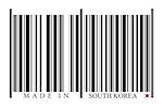 Republic of Korea Barcode on white background