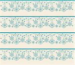 Christmas seamless pattern from blue snowflakes on blue background