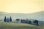 Cappella di Vitaleta, Val d'Orcia, Tuscany, Italy