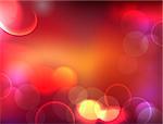 vector abstract background with blurred defocused lights