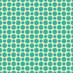 Simple seamless pattern in retro colors, circles