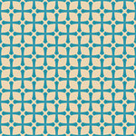 Simple seamless pattern in retro colors, vector