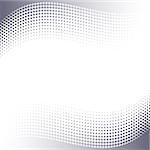 Beautiful grey vector abstract background with halftone effect