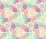 seamless floral background. Vector abstract pattern with flower