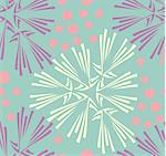 Vector seamless pattern. Hand drawn floral texture. Soft delicate flowers