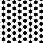 football seamless pattern in vector black color