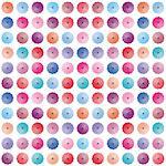 Seamless vector pattern with little colorful flowers