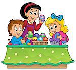 Easter topic image 1 - eps10 vector illustration.