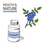 Health and Nature Superfoods Collection.  Blueberry Concentrate