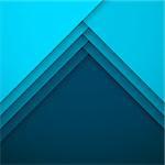 Abstract background with blue layers. Vector illustration.