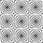 Design seamless monochrome labyrinth pattern. Abstract geometric background. Vector art. No gradient
