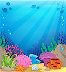 Ocean underwater theme background 4 - eps10 vector illustration.