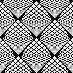 Design seamless monochrome checked geometric pattern. Abstract grid textured background. Vector art