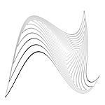 Design monochrome triangle movement illusion background. Abstract striped distortion geometric backdrop. Vector-art illustration. No gradient