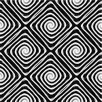 Design seamless monochrome labyrinth pattern. Abstract geometric background. Vector art