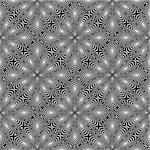 Design seamless monochrome spiral pattern. Abstract background in op art style. Vector art. No gradient