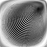 Design monochrome vortex movement illusion background. Abstract stripe torsion texture. Vector-art illustration. No gradient