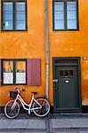 Nyboder district with old houses from the 17th century, Copenhagen, Denmark, Scandinavia, Europe