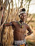 Portrait of Sabe, Hamar Tribe, Omo Valley, Ethiopia, Africa