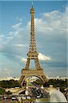 Eiffel Tower and Champ de Mars from Trocadero, Paris, France