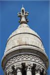 Architectural Detail of Basilique du Sacre Coeur, Montmartre, Paris, France