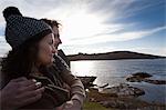 Couple by the coast, Connemara, Ireland