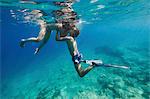Couple Kissing Underwater, Adriatic Sea, Dalmatia, Croatia