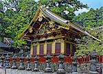 Toshogu Shrine, Nikko, Tochigi Prefecture, Japan. Summer view.