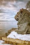 An image of the lions at Tutzing Bavaria Germany