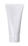 Tube Of Cream or Gel white plastic product isolated on white, clipping path and alpha channel included.