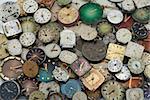 Load Various Antique pocket watches on white