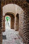 Inside of Gibralfaro fortress (Alcazaba de Malaga). Malaga city. Spain