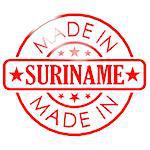 Made in Suriname red seal