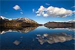 Reflection in Walchensee, German Alps, Bavaria, Germany