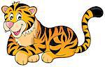 Tiger theme image 1 - eps10 vector illustration.